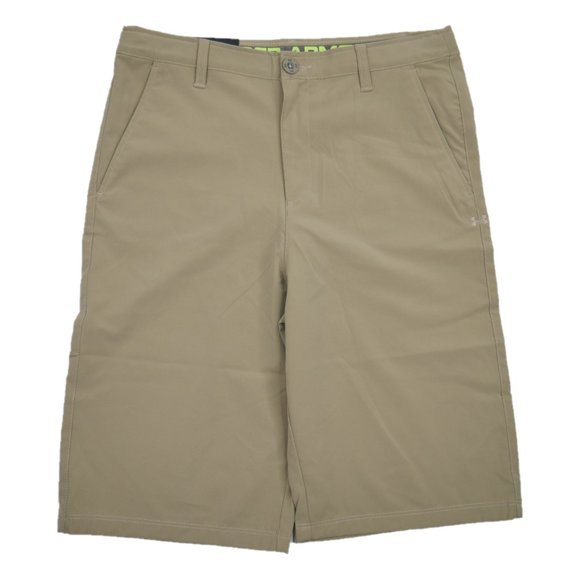 Under Armour Heatgear Long Length Golf Shorts Boys - Picture 2 of 9